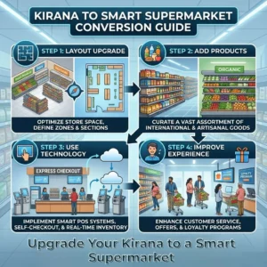 Supermarket: Converting a Kirana Store Into a Modern Store