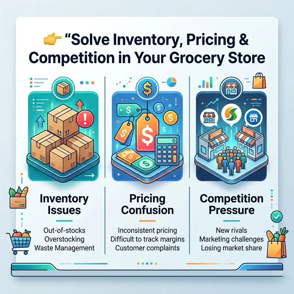 How to Overcome Inventory, Pricing & Competition Issues in a Grocery Store