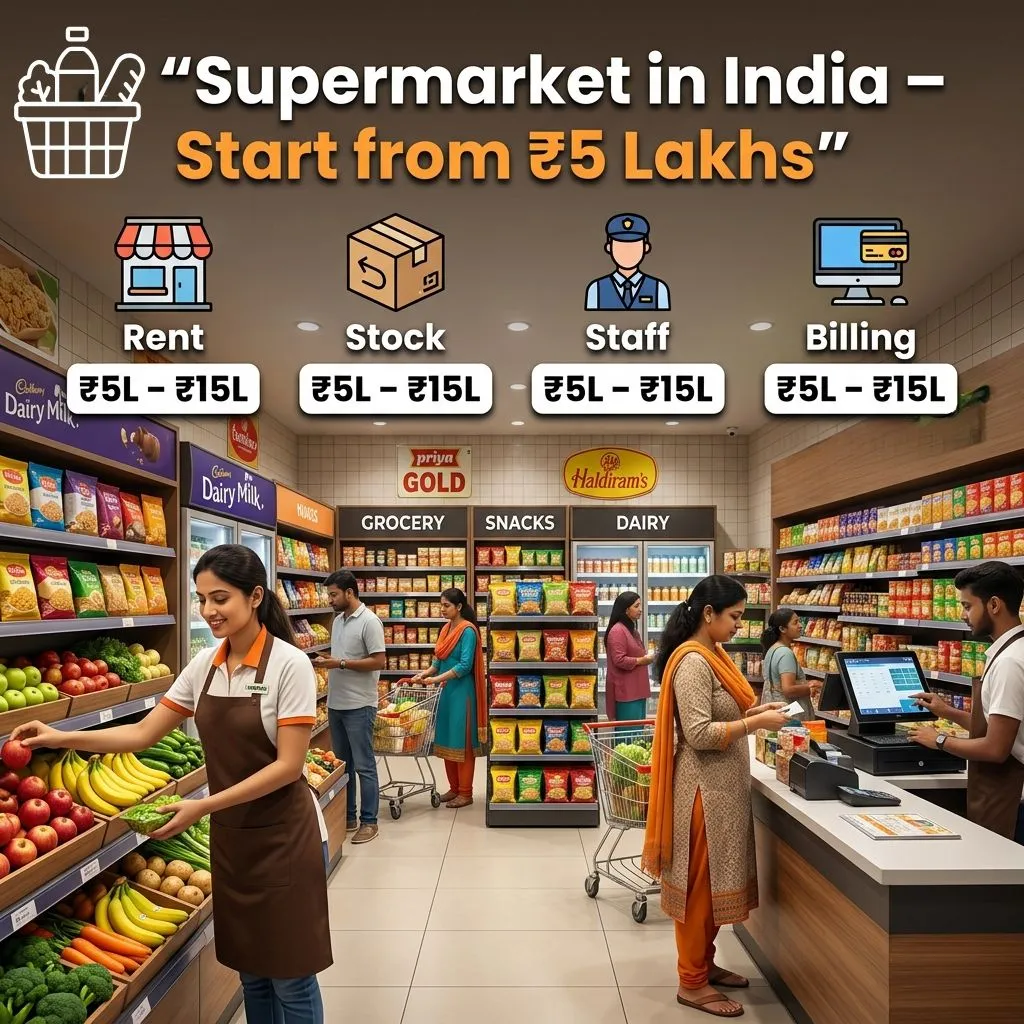 Supermarket in India