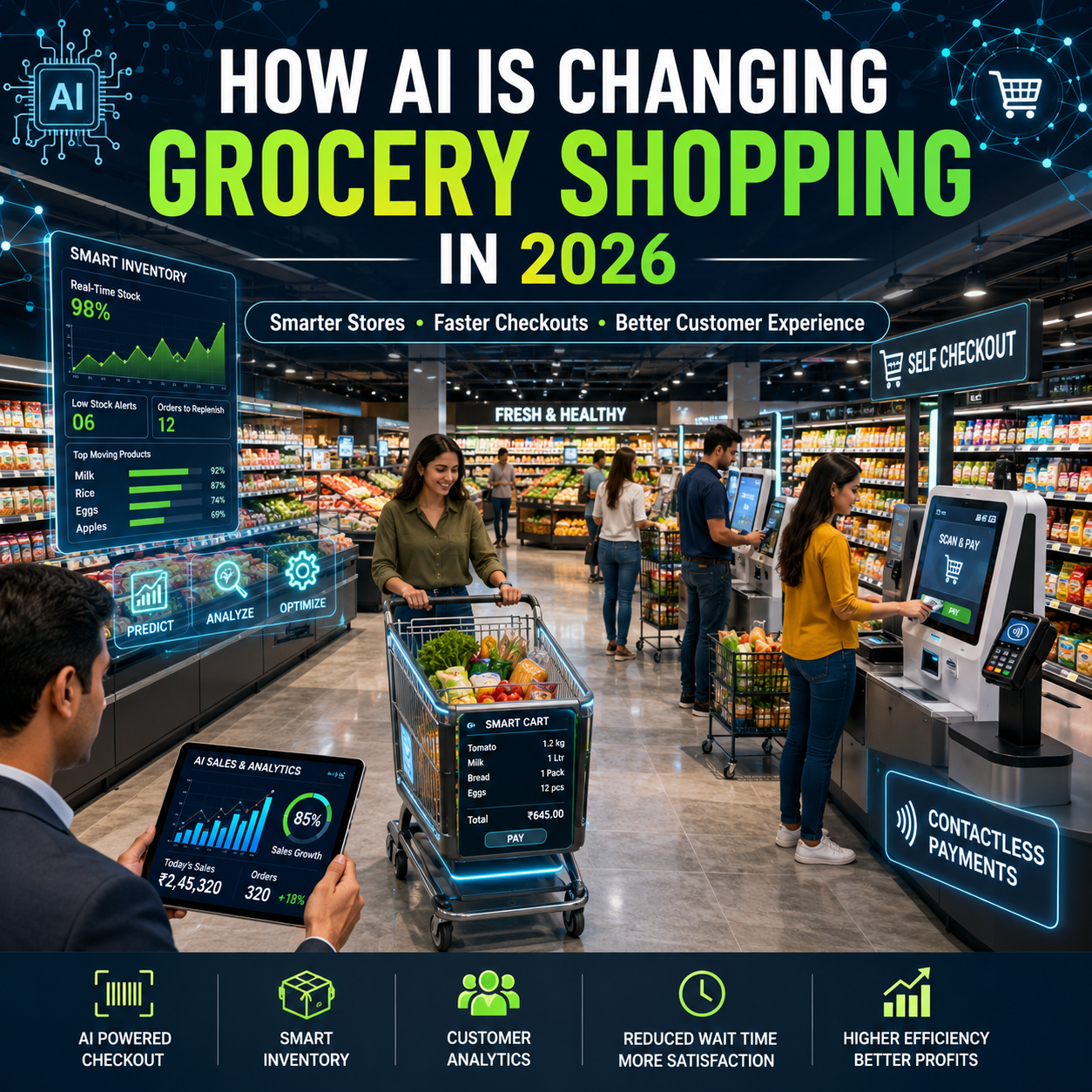 How AI in Grocery Retail Is Transforming Shopping in 2026
