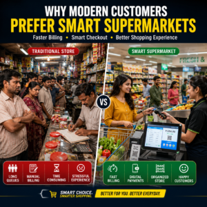 Why Customers Prefer Modern Supermarkets Over Traditional Stores