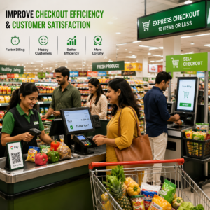 What to do to improve grocery store checkout efficiency and customer satisfaction