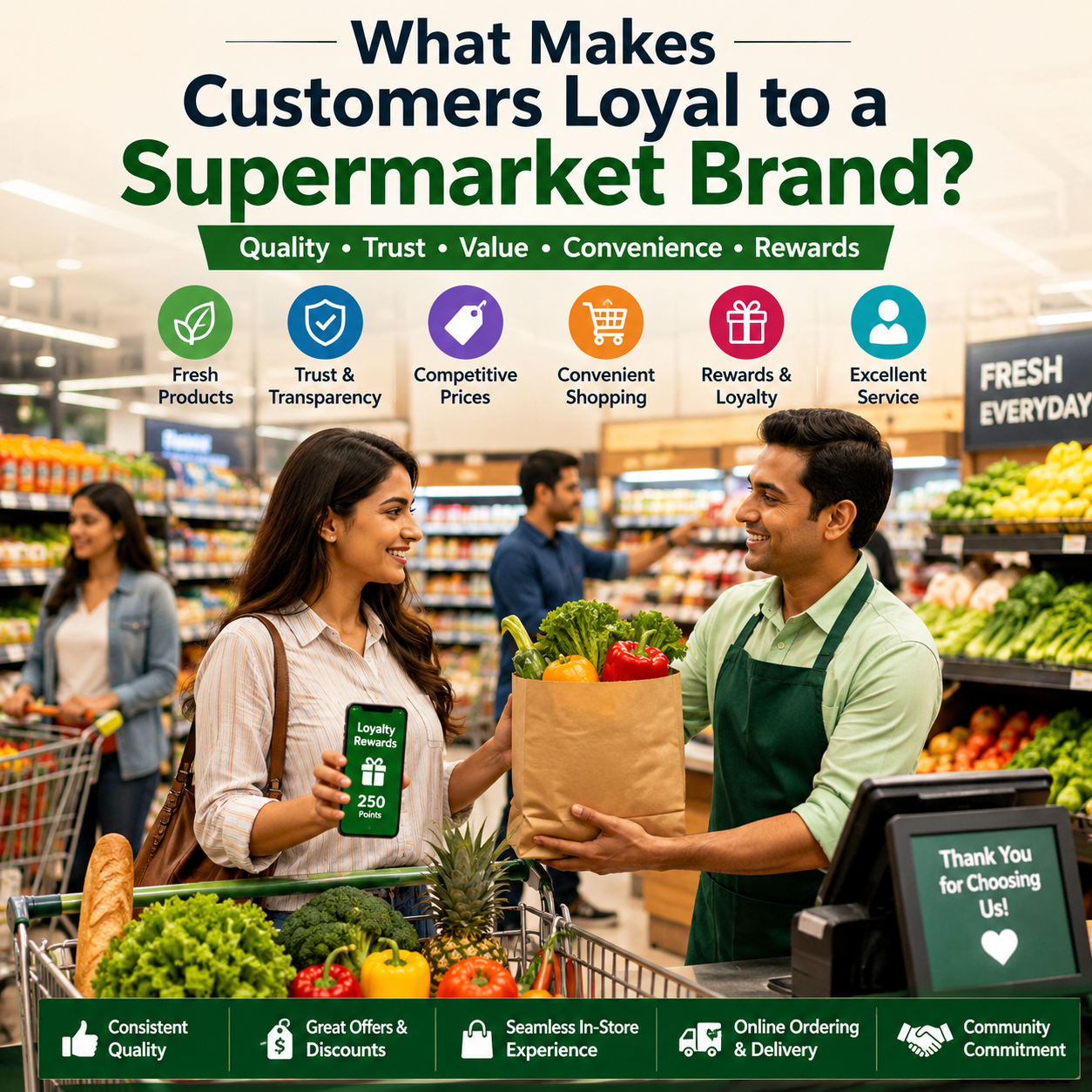 What Makes Customers Loyal to a Supermarket Brand