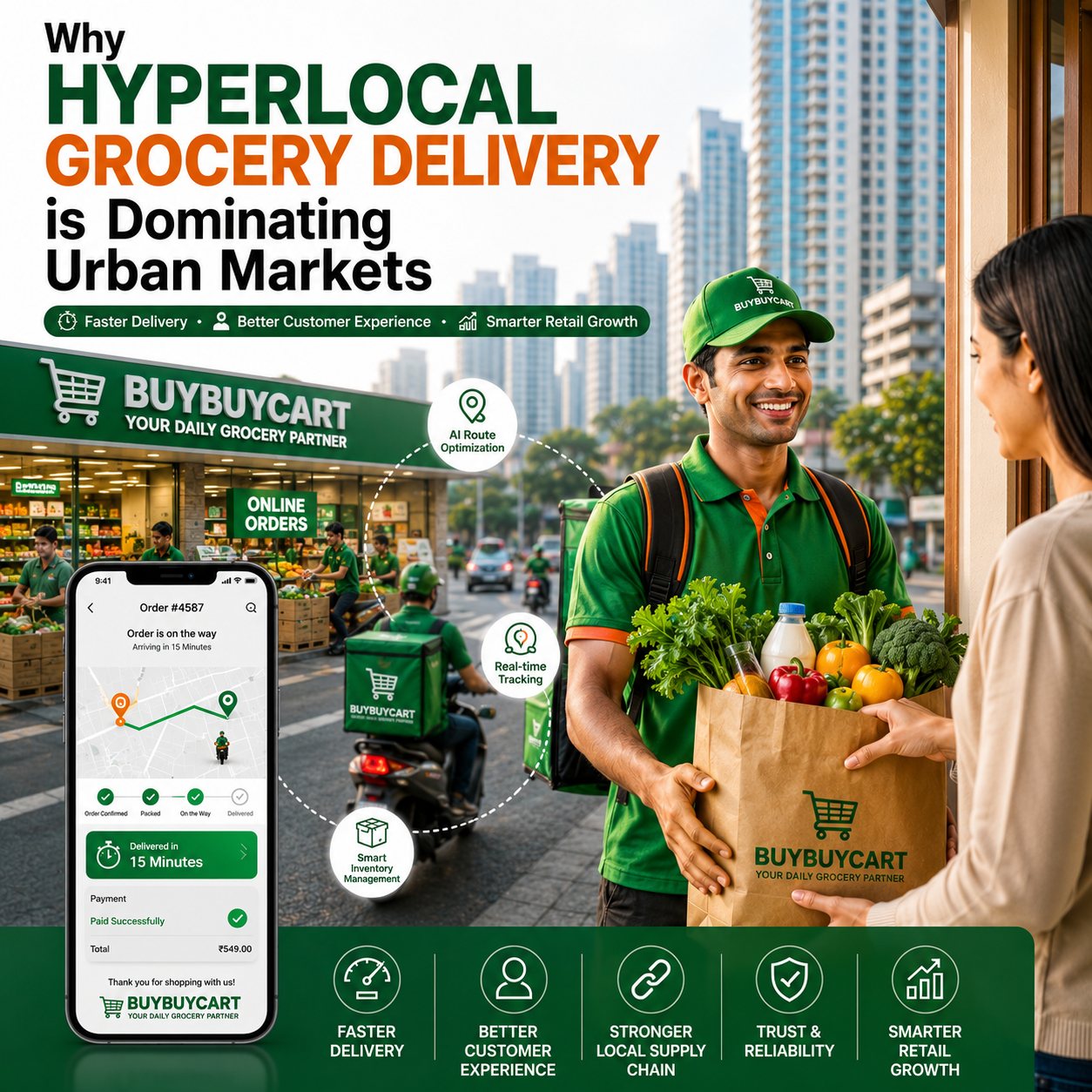 Why Hyperlocal Grocery Delivery is Dominating Urban Markets