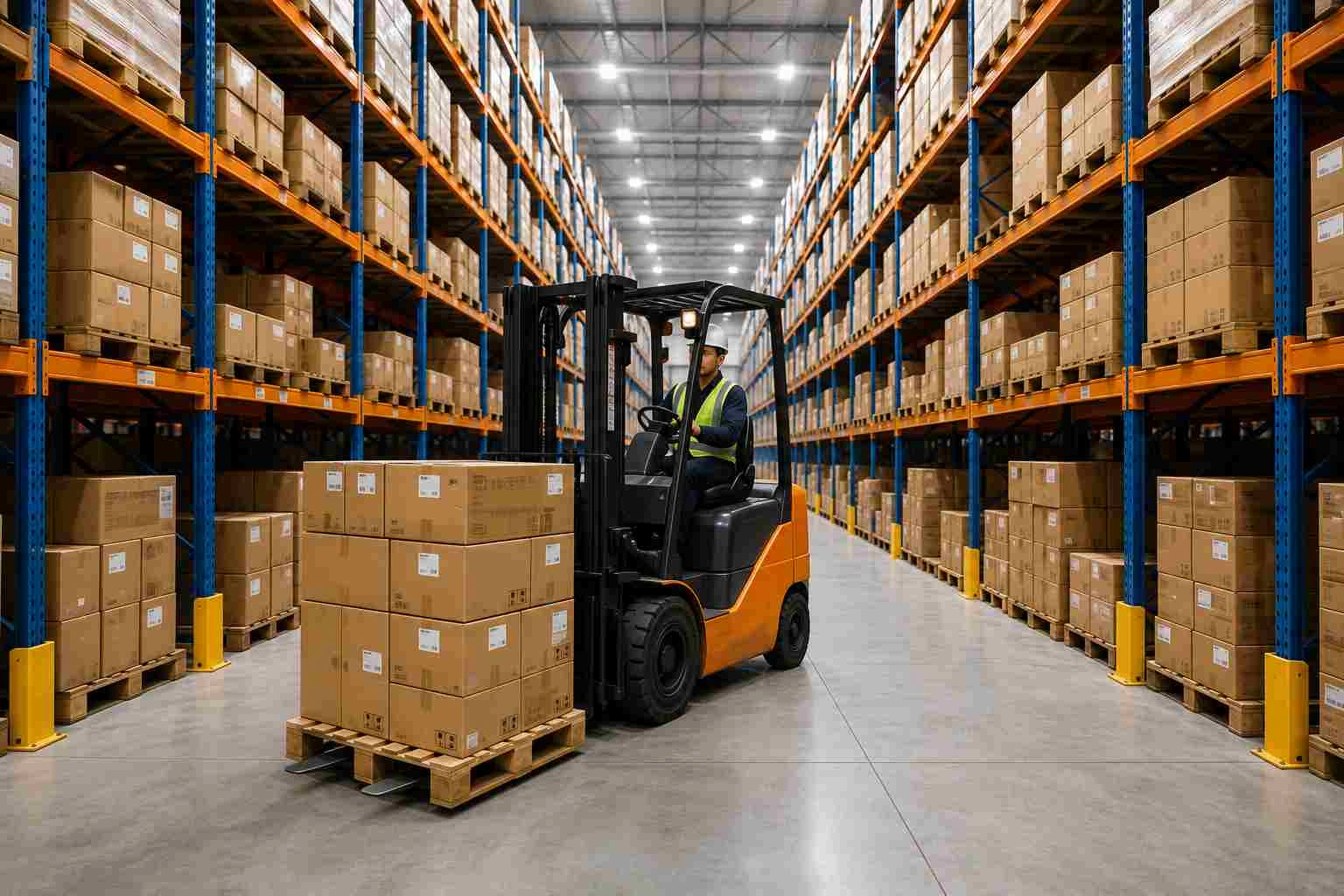 Hygienic warehouse storage and on-time delivery