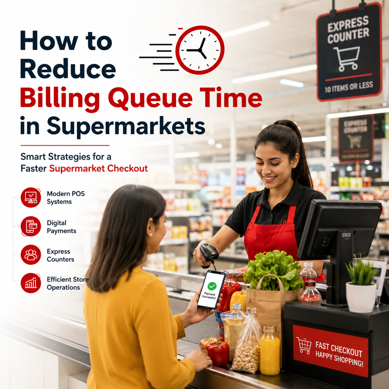 How to Reduce Billing Queue Time in Supermarkets