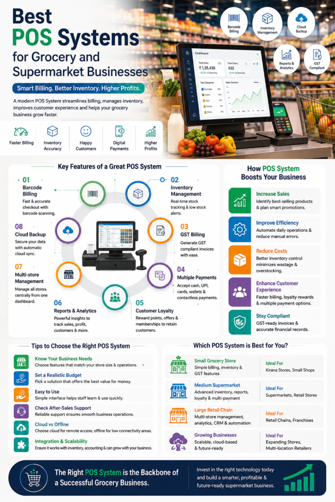 Best POS Systems for Grocery and Supermarket Business