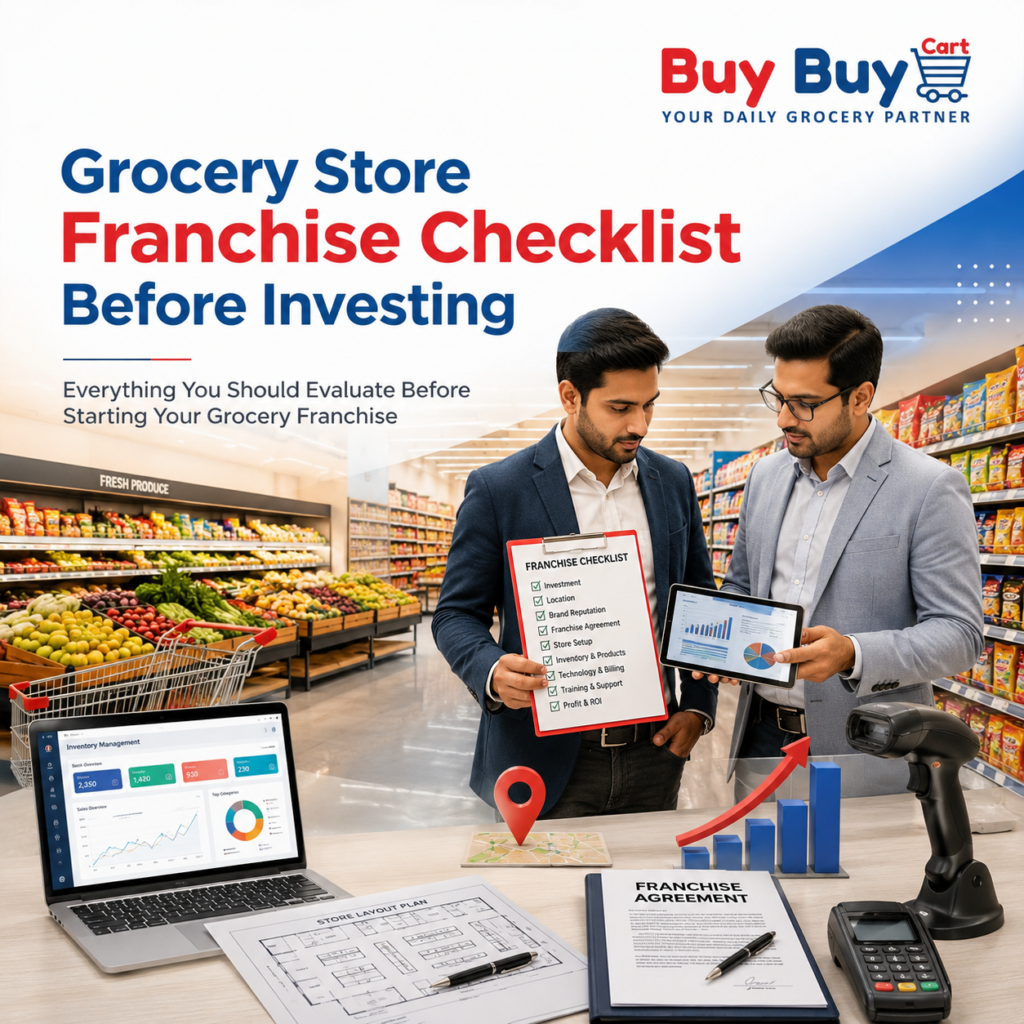 Grocery store franchise checklist before investing